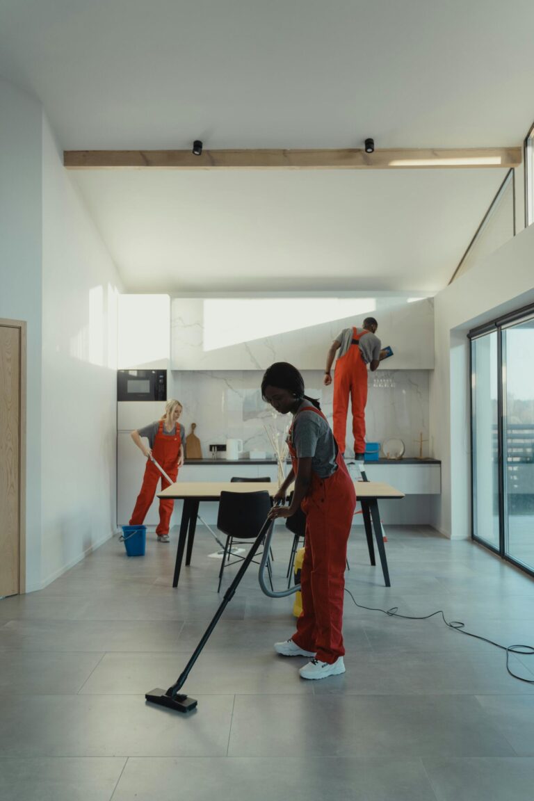 Commercial cleaning team at work in Nashville